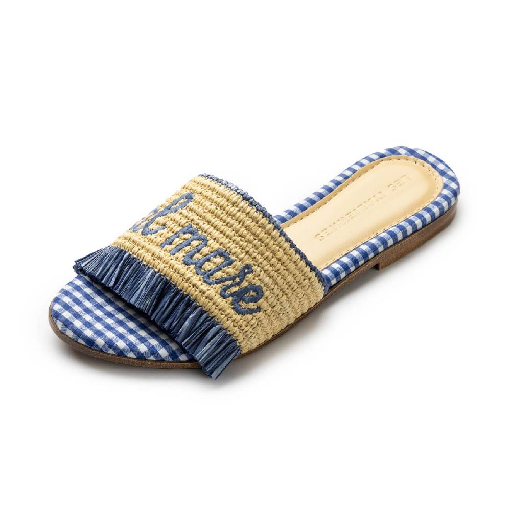 Les Italiennes Portami al Mare – Blu/Beige Vichy Offerte