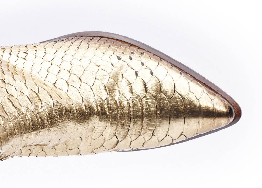 Jo Ghost Tronchetto Pitone Reticulatus Oro Novità