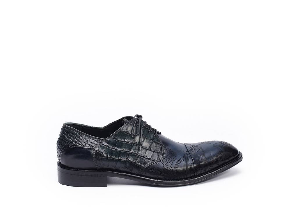 Jo Ghost Scarpa stringata Diver Blue Navy In Saldo