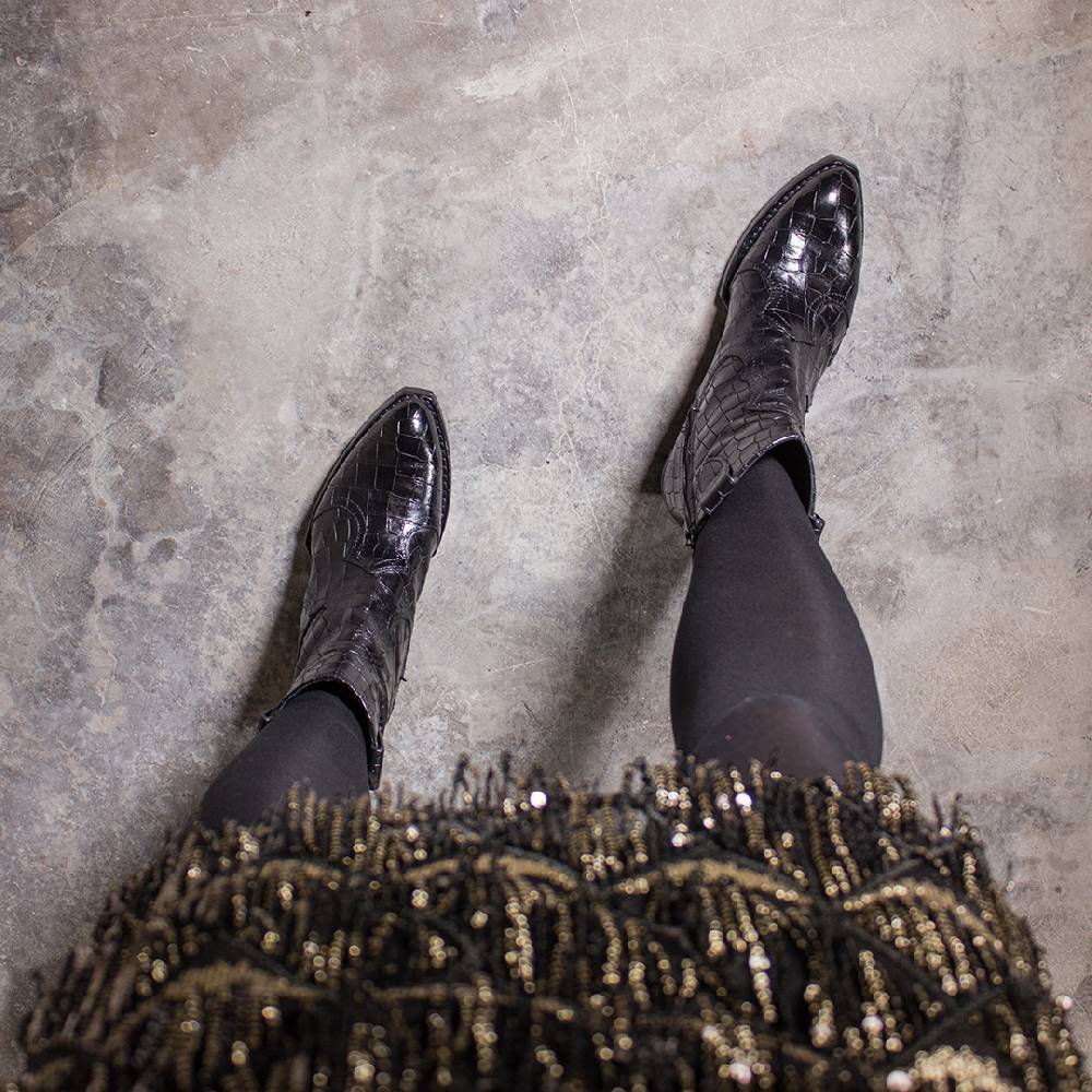 King Tartufoli COCCO ANKLE BOOT BLK Convenienza