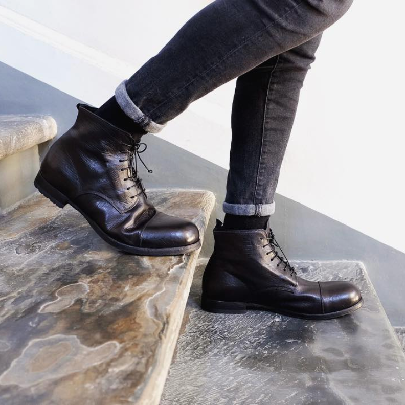 King Tartufoli BLACK MAN ANKLE BOOT Online