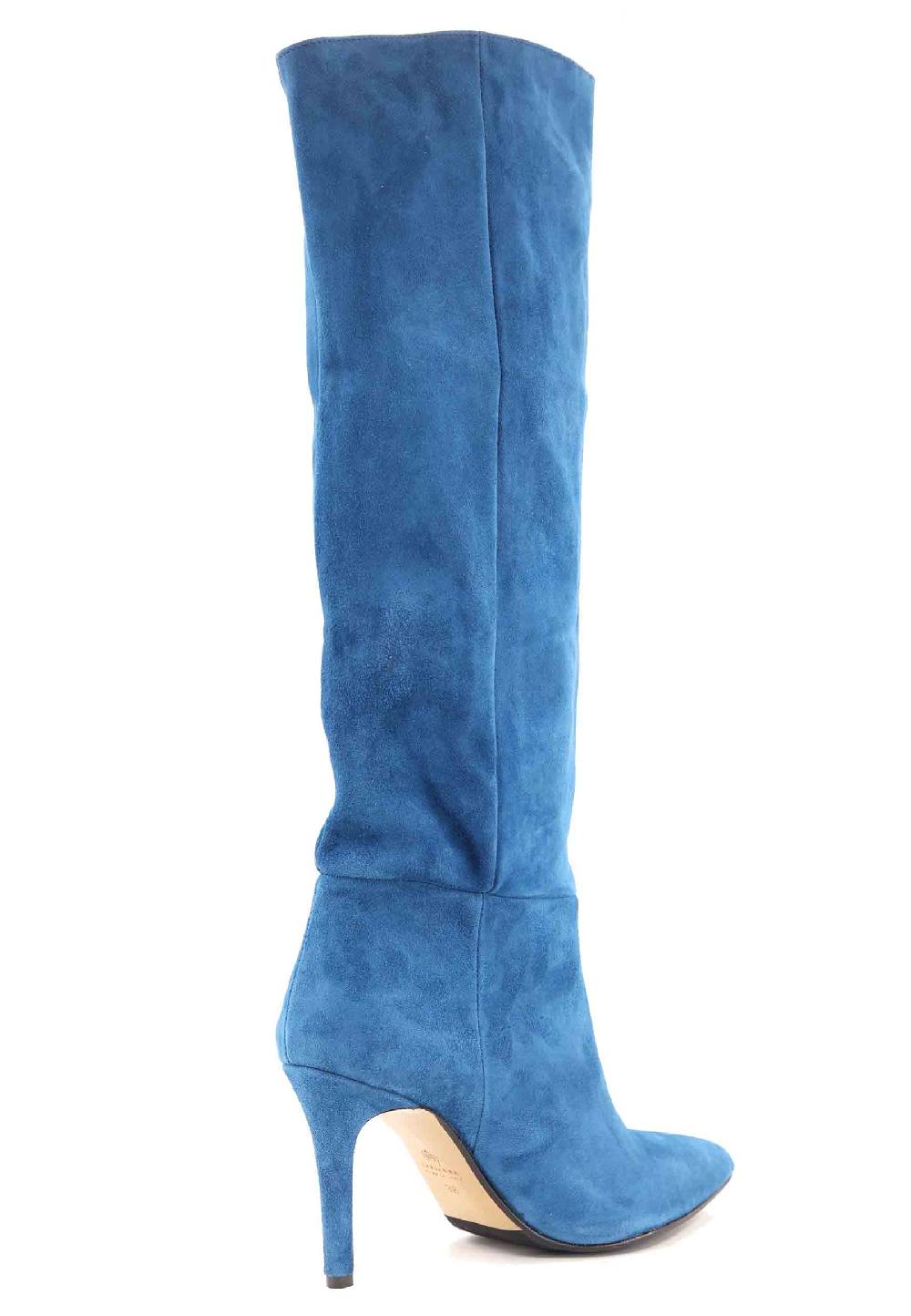 L'ARIANNA Stivali ST1242 da donna in camoscio blu Novità