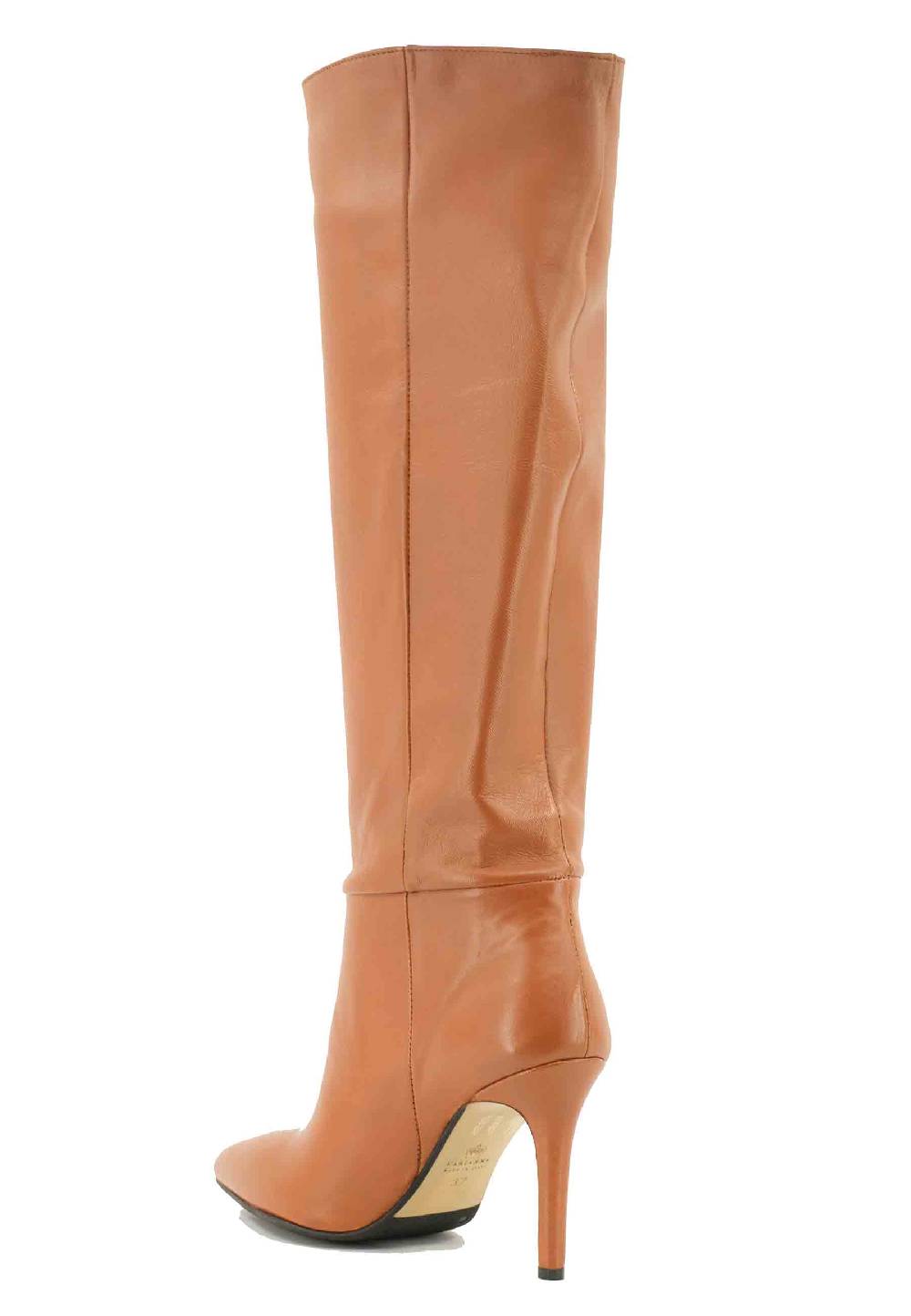 L'ARIANNA Stivali ST1242 in pelle cuoio con tacco alto Hotsell