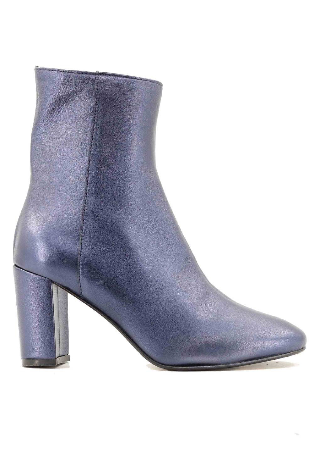 L'ARIANNA Stivaletti TR1692/G in pelle blu Qualità