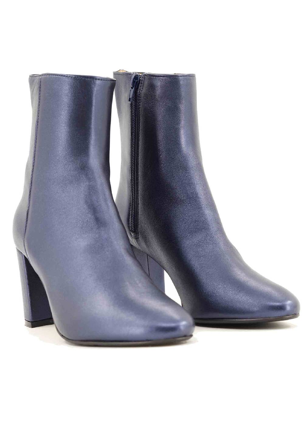 L'ARIANNA Stivaletti TR1692/G in pelle blu Qualità