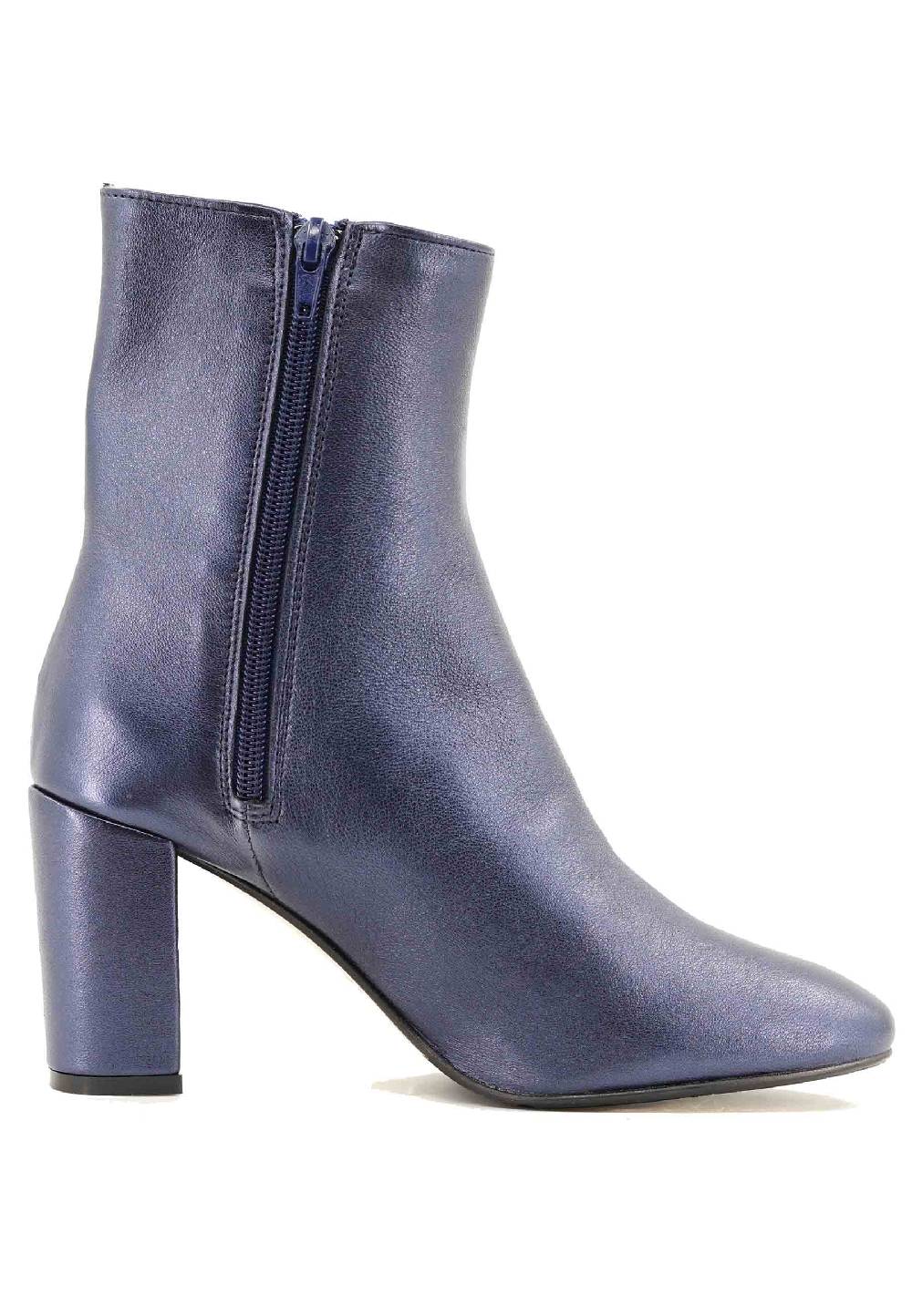 L'ARIANNA Stivaletti TR1692/G in pelle blu Qualità