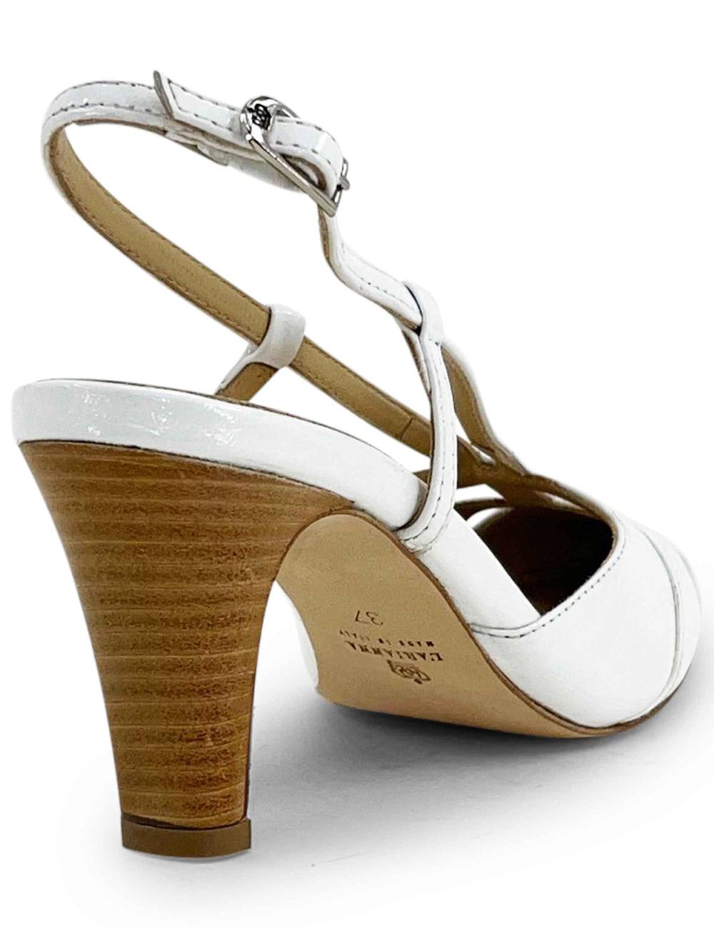 L'ARIANNA Decollete ch1758/c da donna in pelle lux bianco l'arianna Pezzi Unici