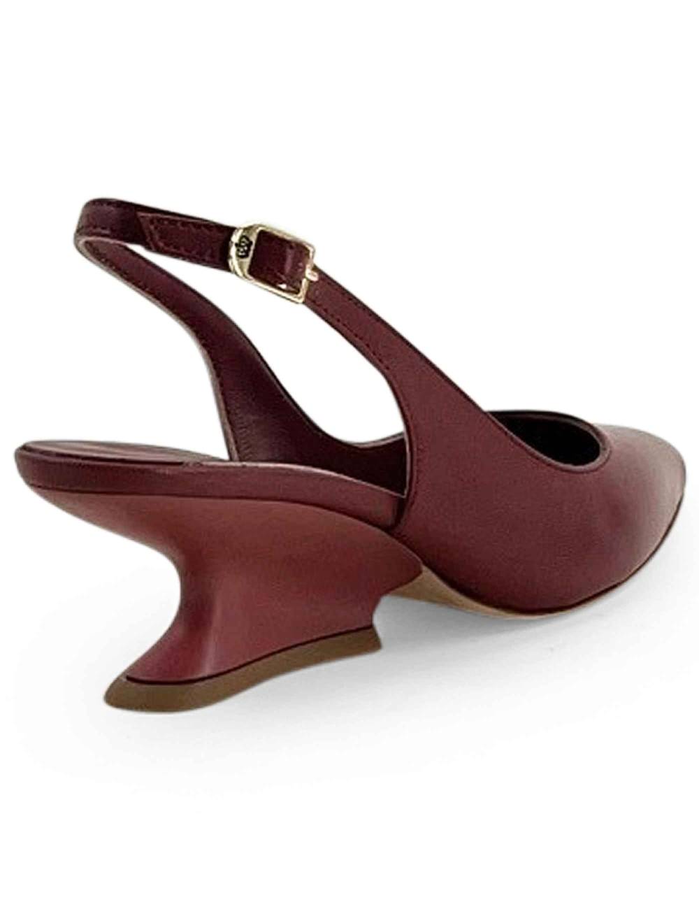 L'ARIANNA decollete ch1754/z slingback color COUTURE con tacco a zeppa l'arianna Negozi Online