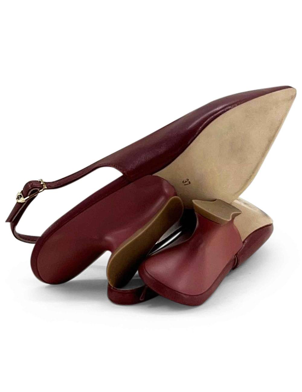 L'ARIANNA decollete ch1754/z slingback color COUTURE con tacco a zeppa l'arianna Negozi Online