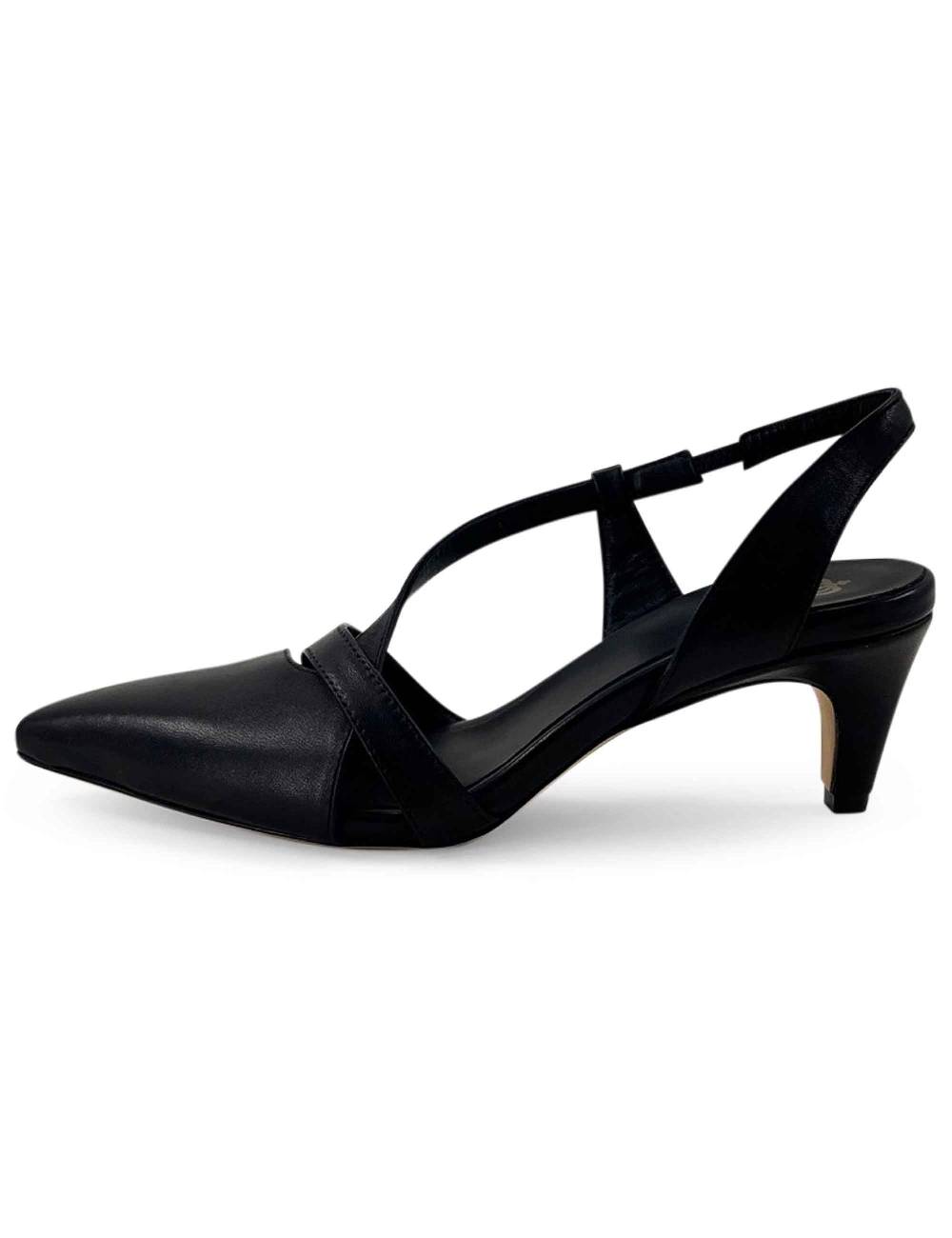 L'ARIANNA Decollete CH1721 da donna in pelle color nero Promozione Limitata