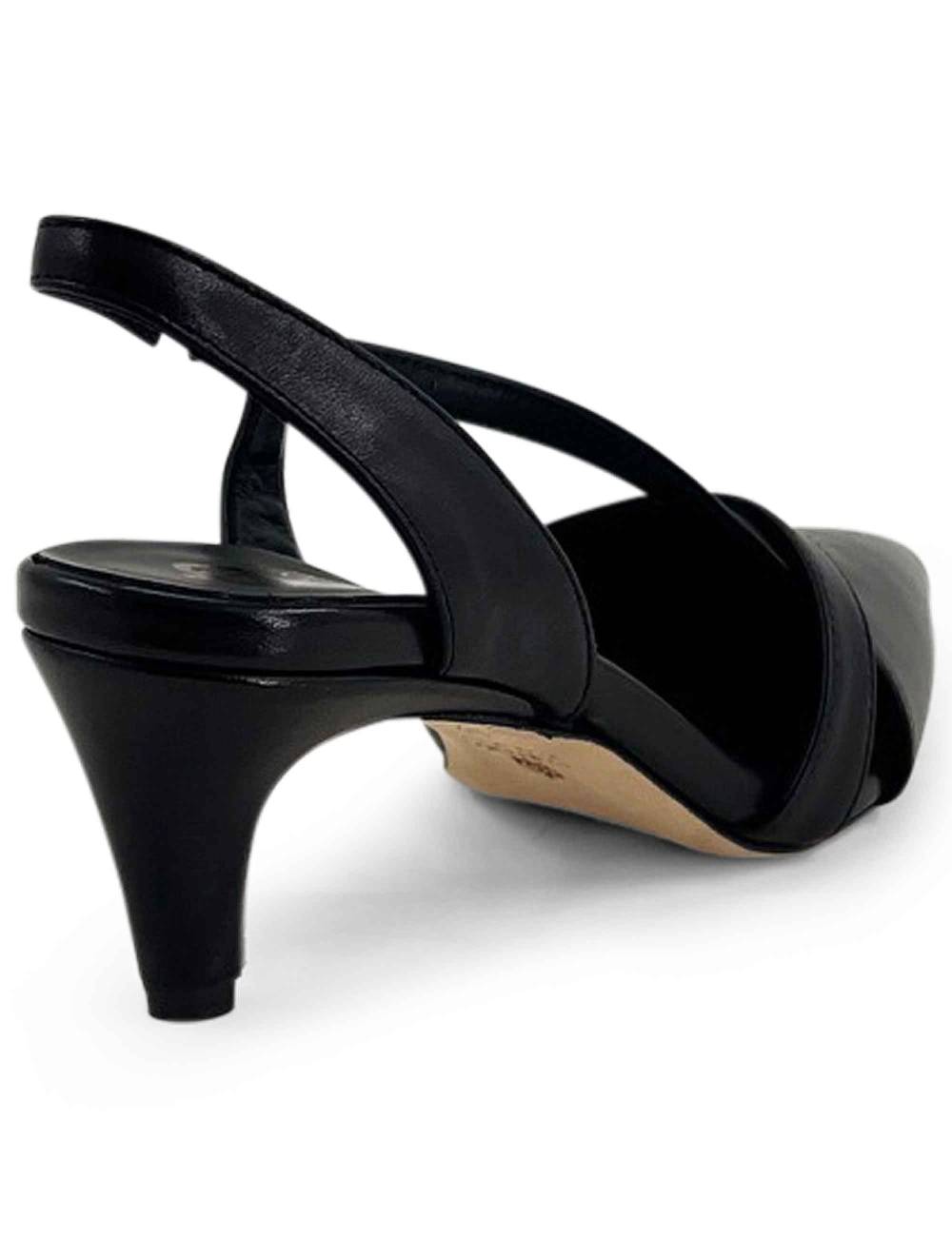 L'ARIANNA Decollete CH1721 da donna in pelle color nero Promozione Limitata
