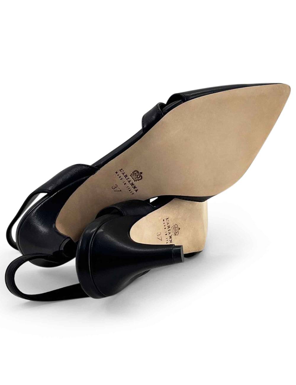 L'ARIANNA Decollete CH1721 da donna in pelle color nero Promozione Limitata