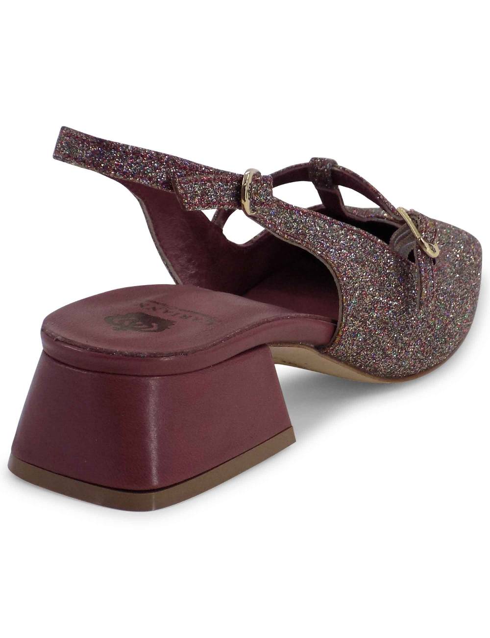 L'ARIANNA DECOLLETE CH1720/G IN TESSUTO GLITTER Affare Del Giorno