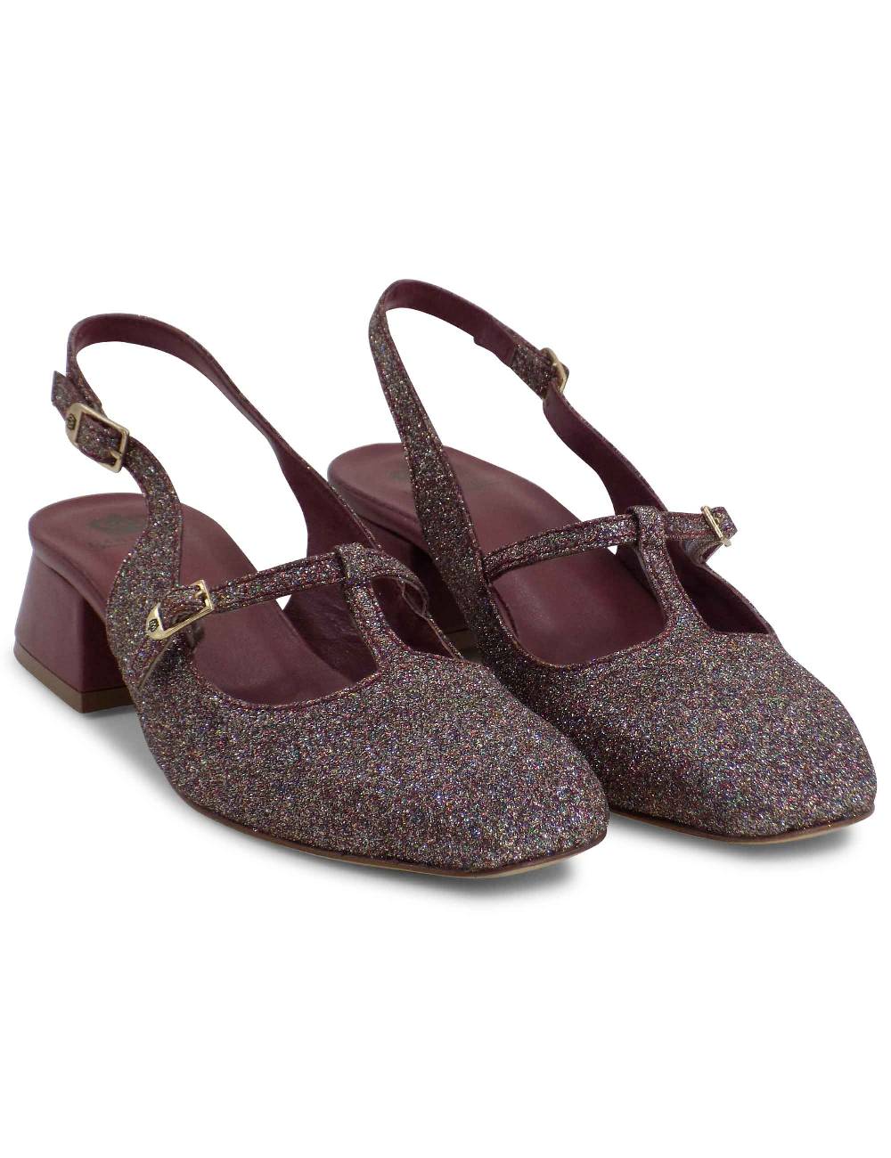 L'ARIANNA DECOLLETE CH1720/G IN TESSUTO GLITTER Affare Del Giorno