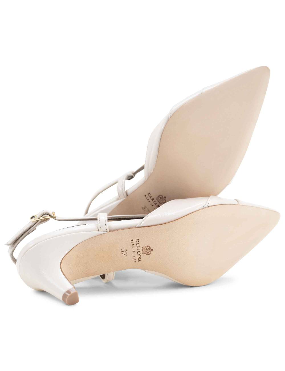L'ARIANNA Decollete CH1757 da donna in pelle lux vaniglia L'Arianna Offerta