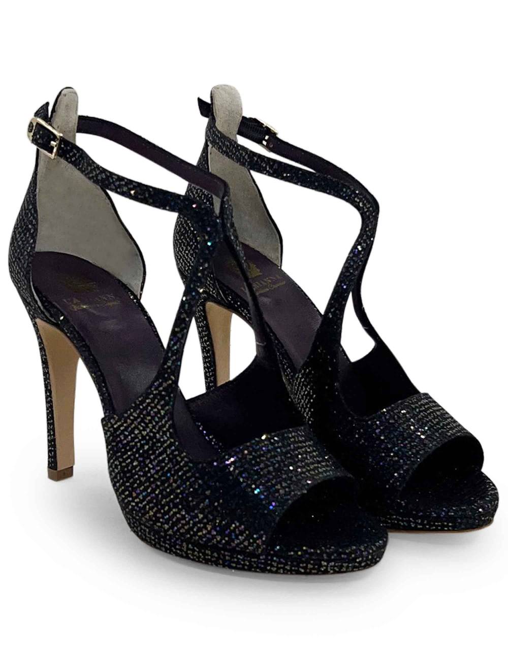 L'ARIANNA sandali sp1719 in moon prugna con plateau e tacco tono su tono Vendite Flash