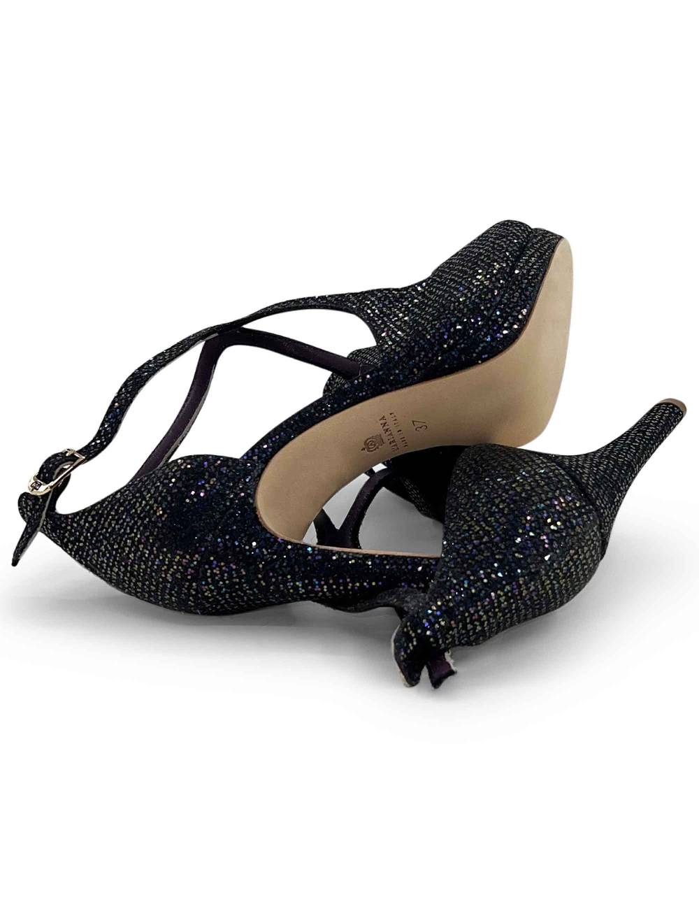 L'ARIANNA sandali sp1719 in moon prugna con plateau e tacco tono su tono Vendite Flash