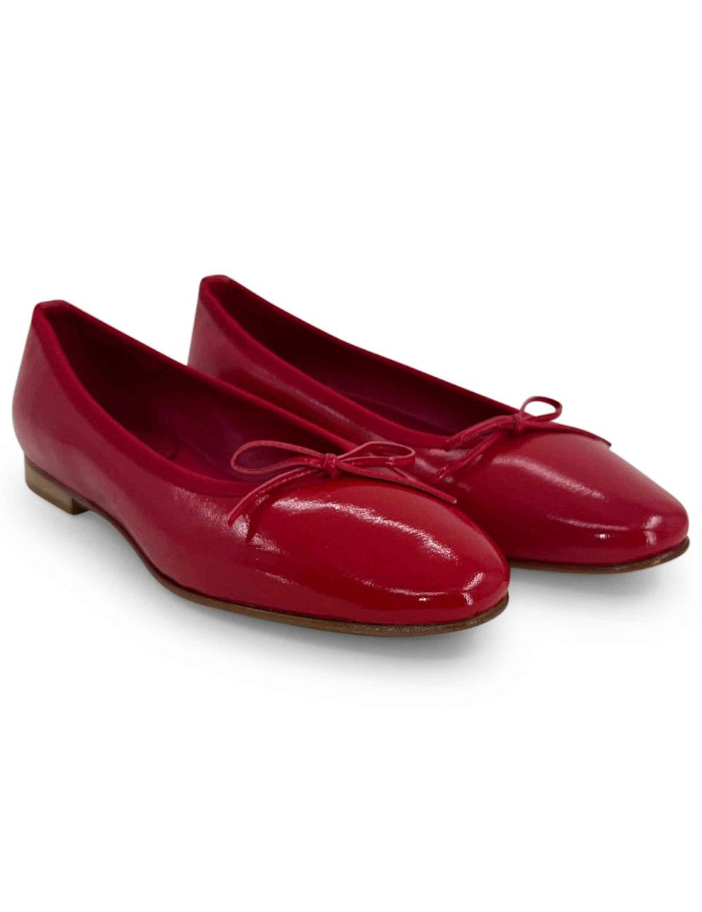 L'ARIANNA ballerina bl1705 in pelle lux rosso Convenienza