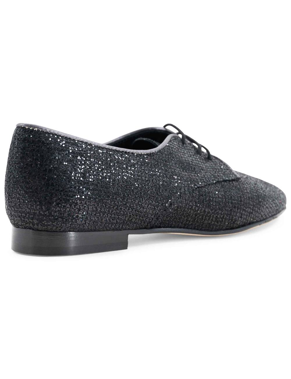 L'ARIANNA scarpina sc1706 donna in tessuto moon nero Nuova