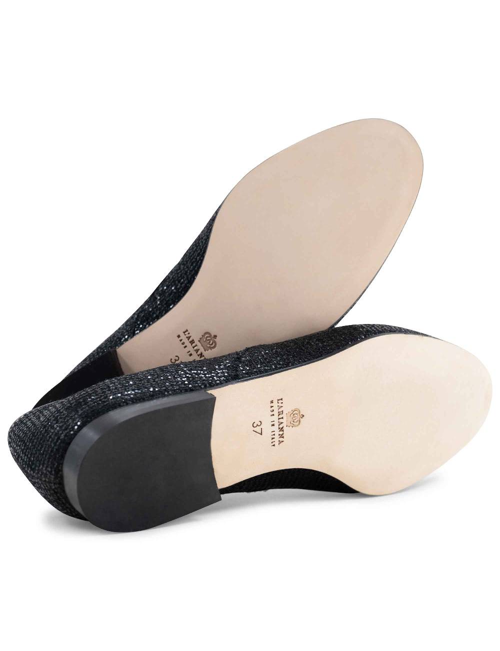 L'ARIANNA scarpina sc1706 donna in tessuto moon nero Nuova