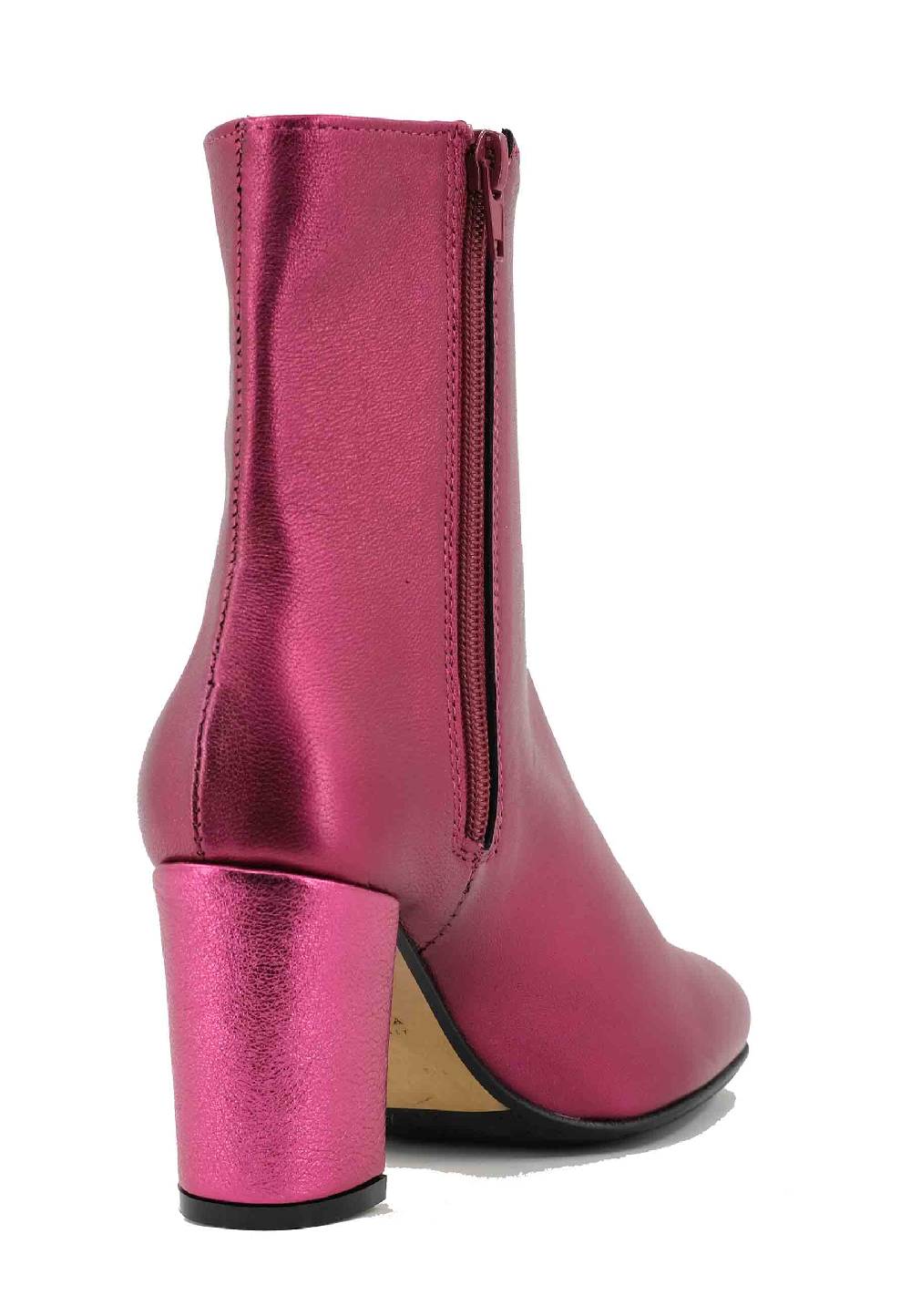 L'ARIANNA Stivaletti TR1692/G in pelle fuxia Negozi Online