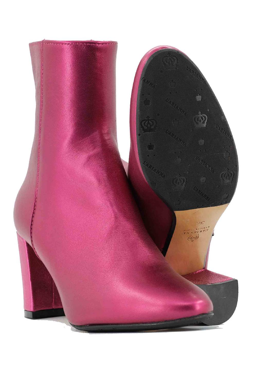 L'ARIANNA Stivaletti TR1692/G in pelle fuxia Negozi Online