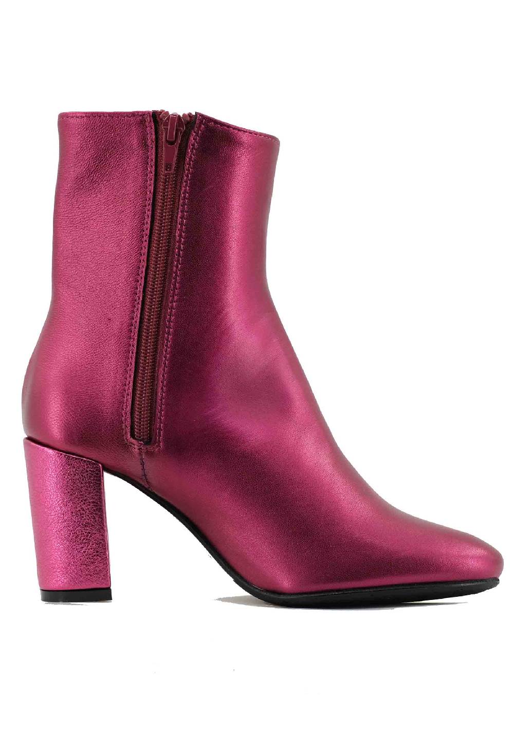 L'ARIANNA Stivaletti TR1692/G in pelle fuxia Negozi Online