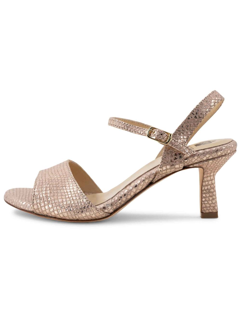 L'ARIANNA sandali ds1510/rt in tessuto stampato laminato nude l'arianna Offerte