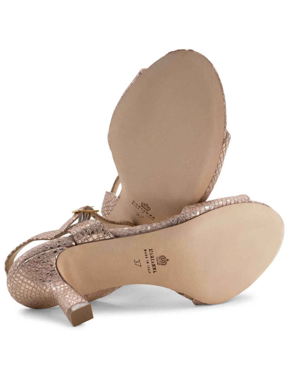 L'ARIANNA sandali ds1510/rt in tessuto stampato laminato nude l'arianna Offerte