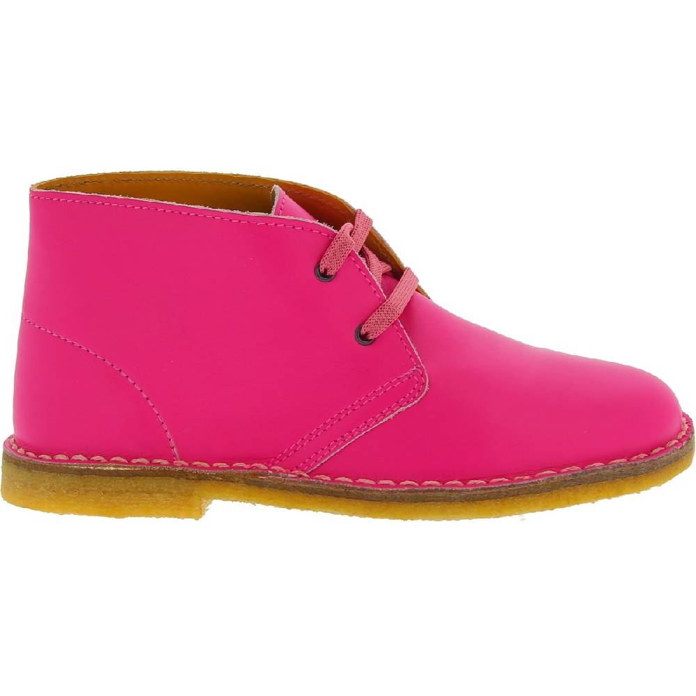 Lartigiano Del Cuoio Polacchine da bambina in pelle fucsia fatte a mano in Italia Italia