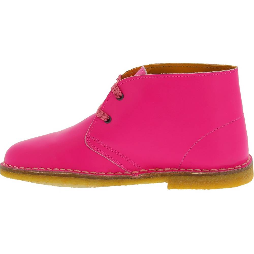 Lartigiano Del Cuoio Polacchine da bambina in pelle fucsia fatte a mano in Italia Italia