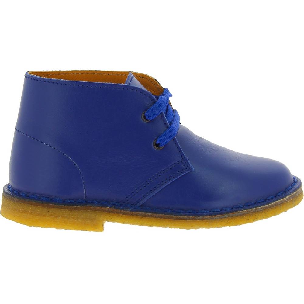 Lartigiano Del Cuoio Polacchine bambino bambina in vera pelle blu fatte a mano in Italia Spedizione Gratuita