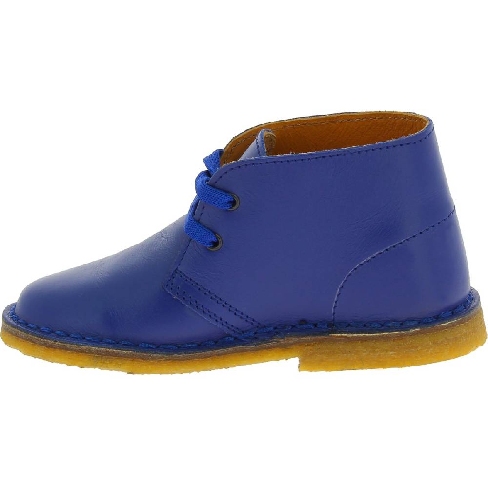 Lartigiano Del Cuoio Polacchine bambino bambina in vera pelle blu fatte a mano in Italia Spedizione Gratuita