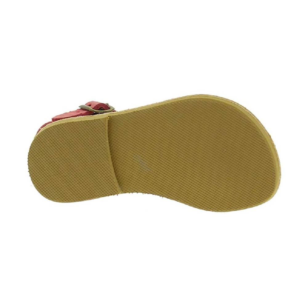Lartigiano Del Cuoio Sandali intrecciati da bambina in pelle nubuck rosa chiaro chiusura con fibbia Pezzi Unici