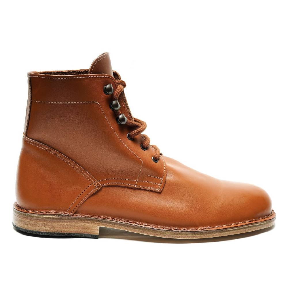 Lartigiano Del Cuoio Stivaletti da donna in pelle color cuoio fatte a mano in Italia Offerte