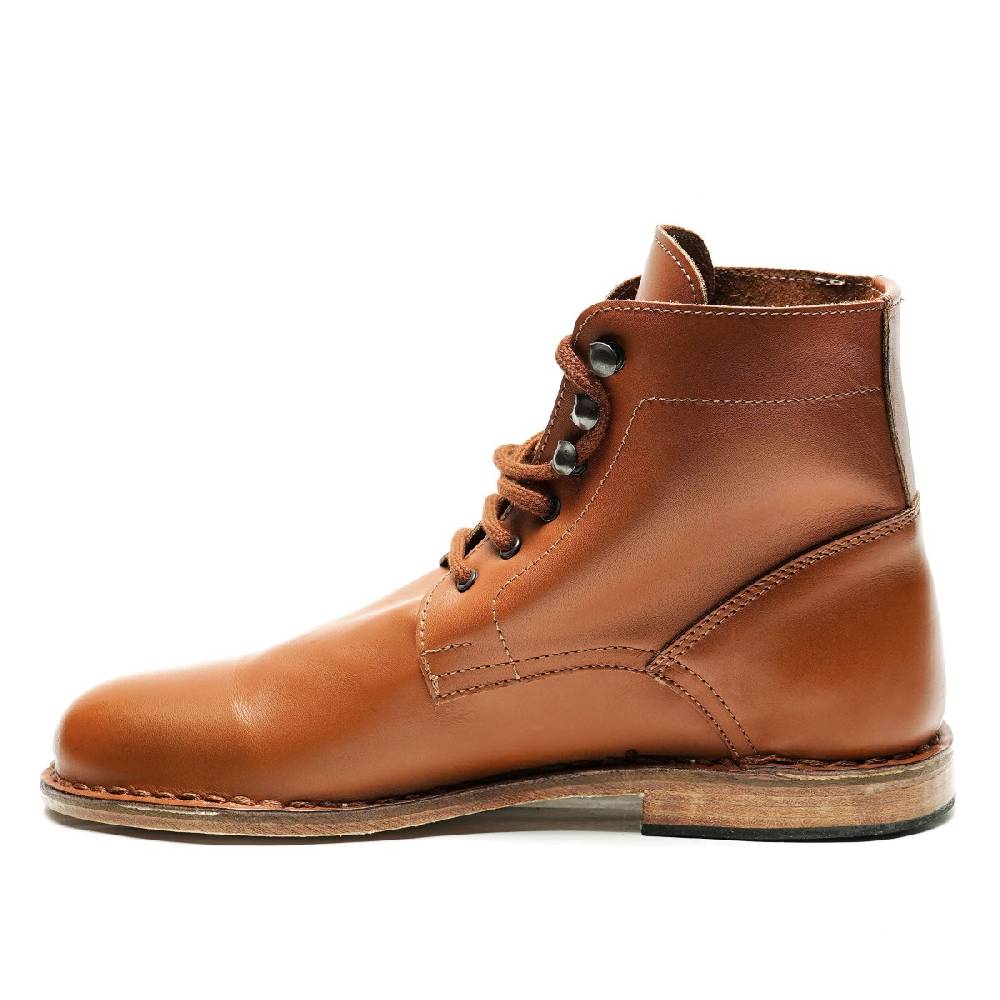 Lartigiano Del Cuoio Stivaletti da donna in pelle color cuoio fatte a mano in Italia Offerte