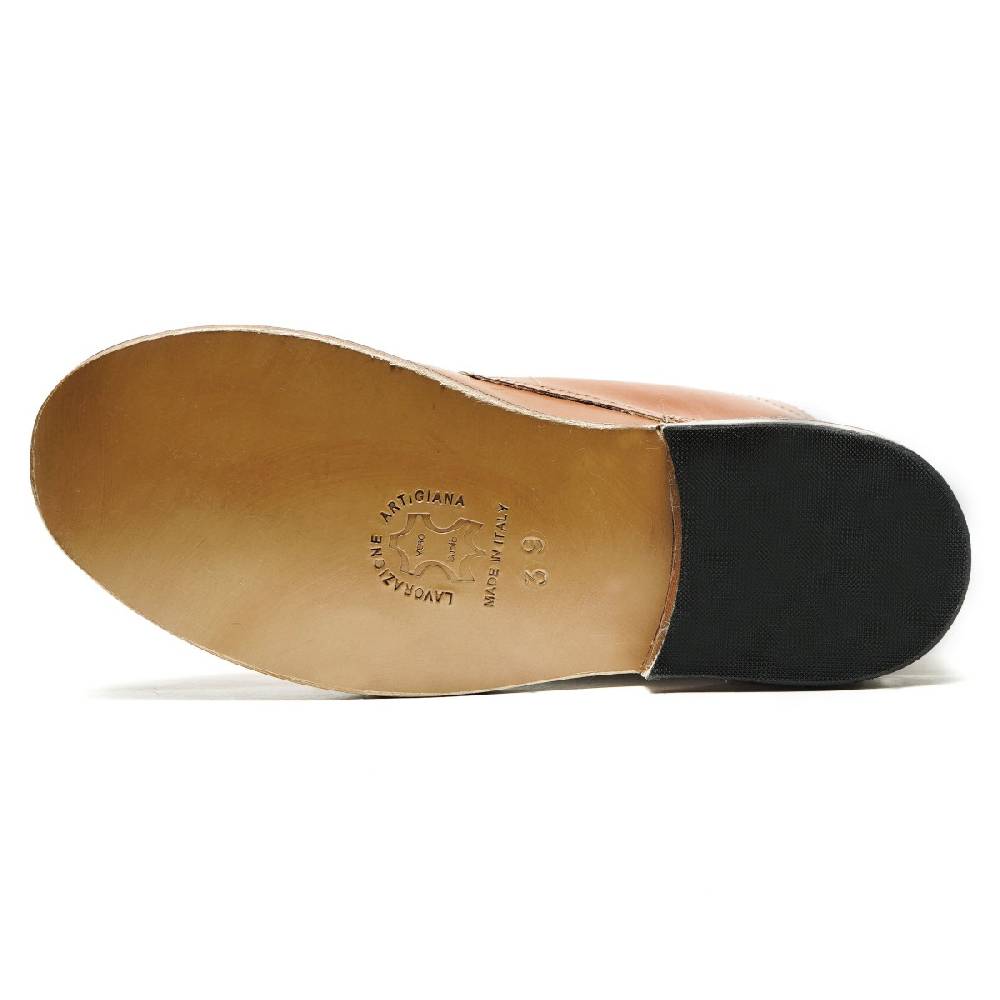 Lartigiano Del Cuoio Stivaletti da donna in pelle color cuoio fatte a mano in Italia Offerte
