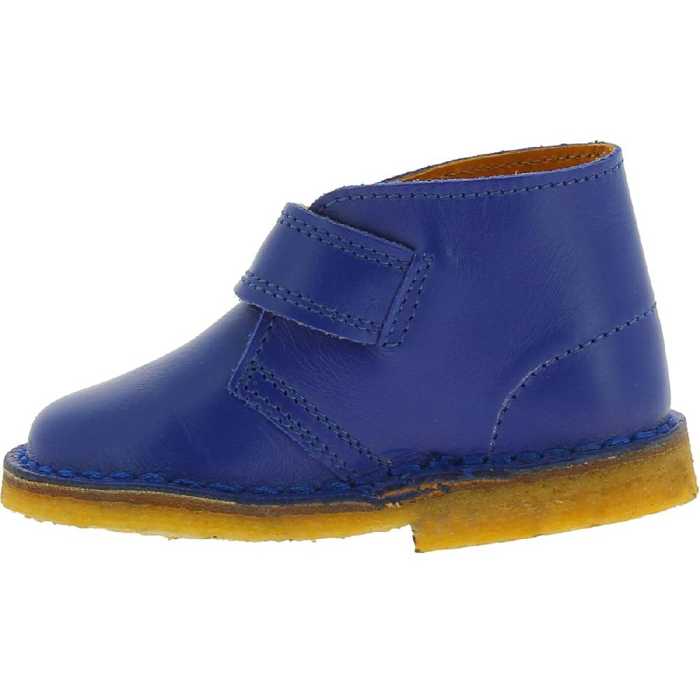 Lartigiano Del Cuoio Scarpe artigianali bambino in pelle blu fatte a mano in Italia Negozi Online