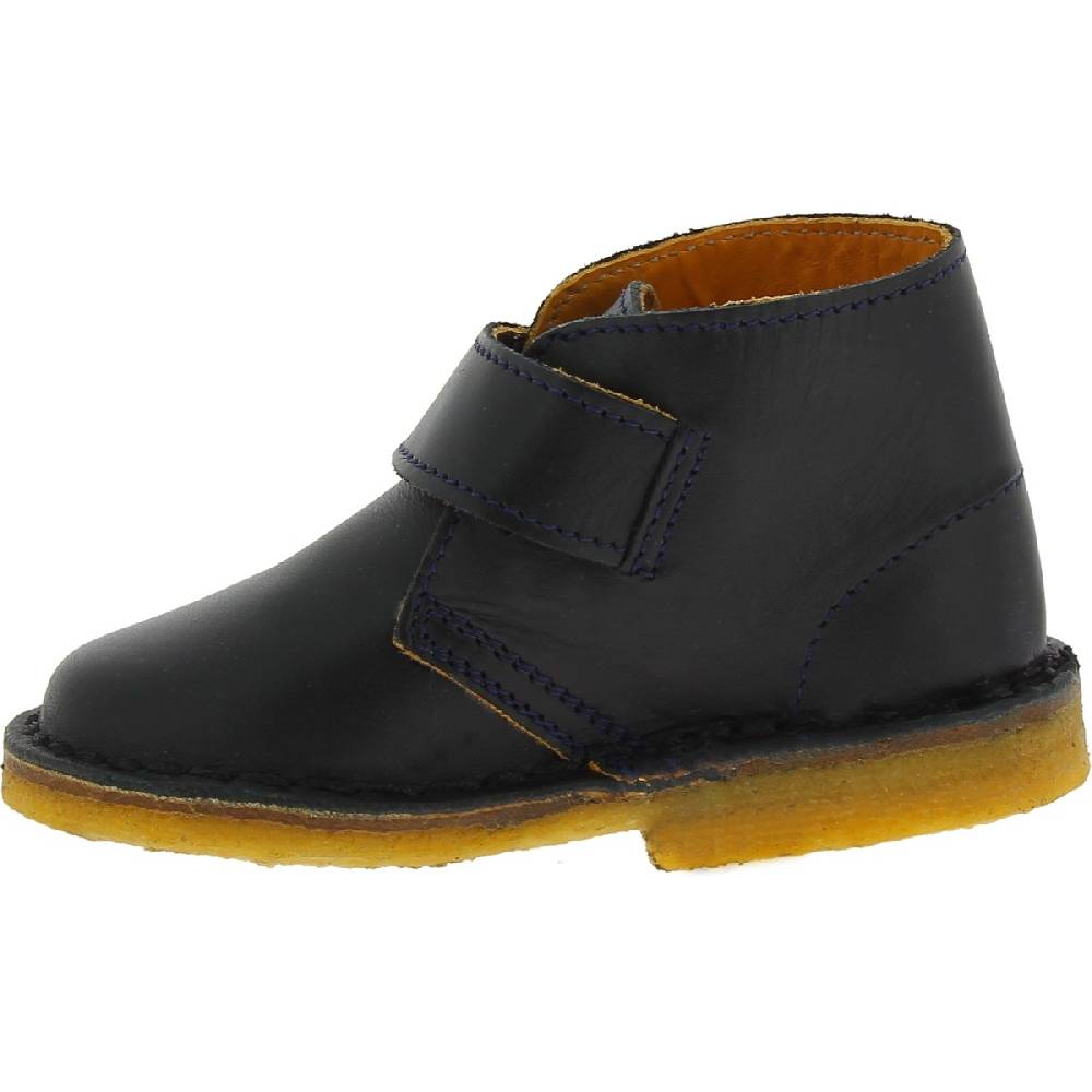 Lartigiano Del Cuoio Scarponcini da bambino in pelle nero fatti a mano in Italia Promozione Limitata