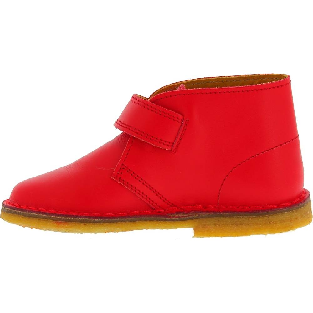 Lartigiano Del Cuoio Scarponcini bambino bambina in pelle rossa fatti a mano in Italia Fino Al -60%