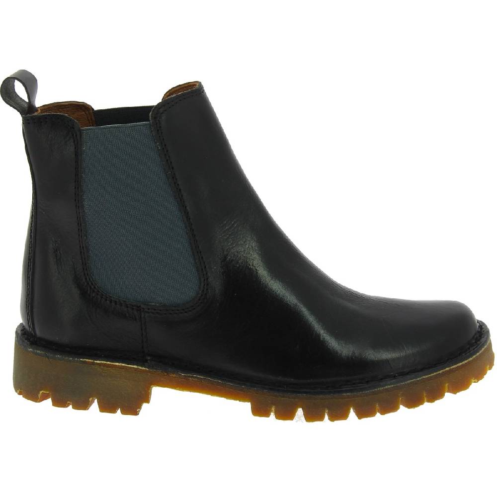 Lartigiano Del Cuoio Stivaletti chelsea donna neri in pelle con suola Vibram artigianali Italy