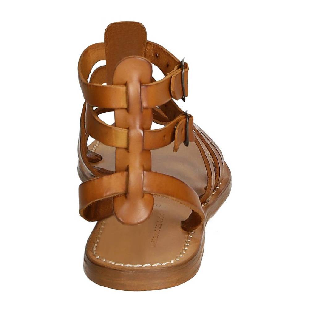 Lartigiano Del Cuoio Sandali gladiatore in pelle colore cuoio antico fatti a mano in Italia Promozione