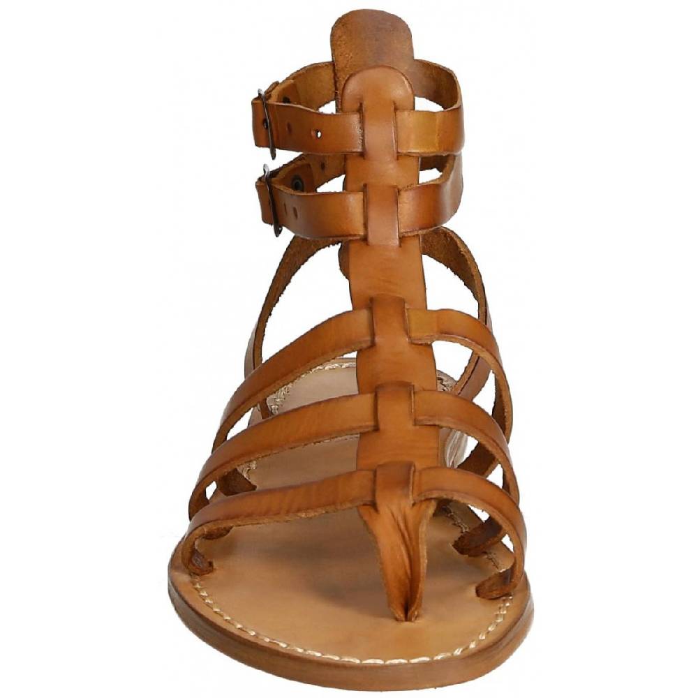 Lartigiano Del Cuoio Sandali gladiatore in pelle colore cuoio antico fatti a mano in Italia Promozione