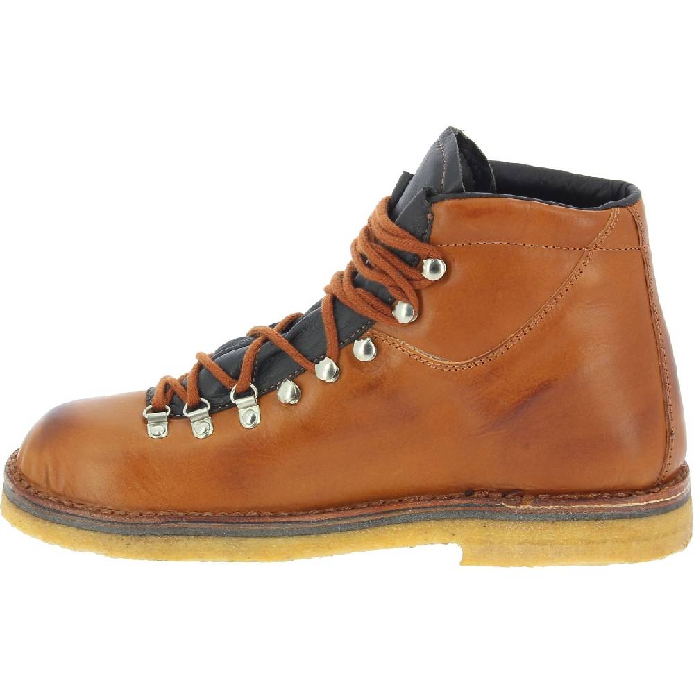 Lartigiano Del Cuoio Stivale da montagna uomo color cuoio suola in caucciù In Vendita