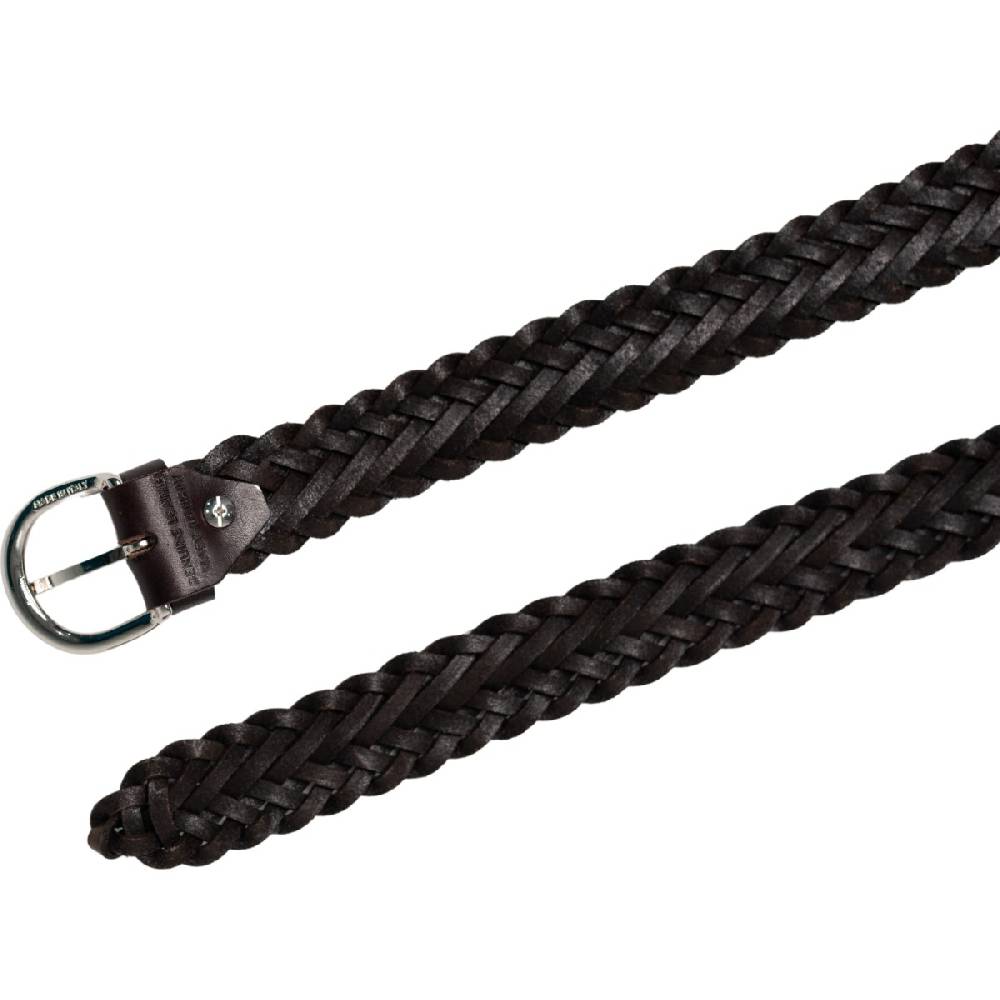 Lartigiano Del Cuoio Cintura da donna in pelle testa di moro intrecciata a mano Moda