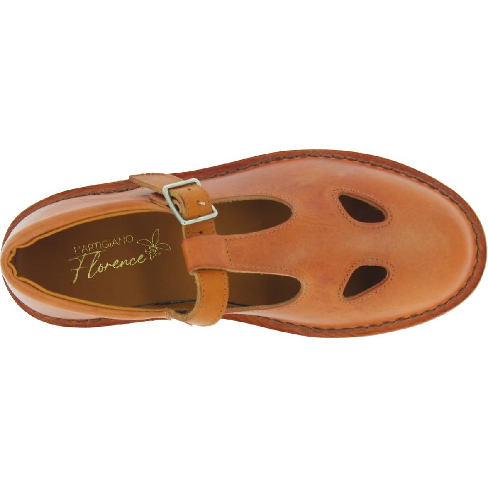 Lartigiano Del Cuoio Scarpe con occhietti per adulti in pelle marrone fatte a mano in Italia Nuovo