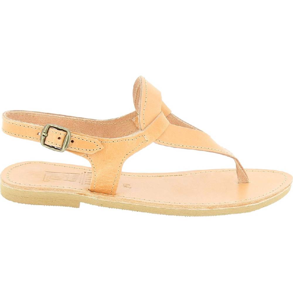 Lartigiano Del Cuoio Sandali infradito a goccia da donna fatti a mano in pelle di vitello colore nude Fino Al -60%