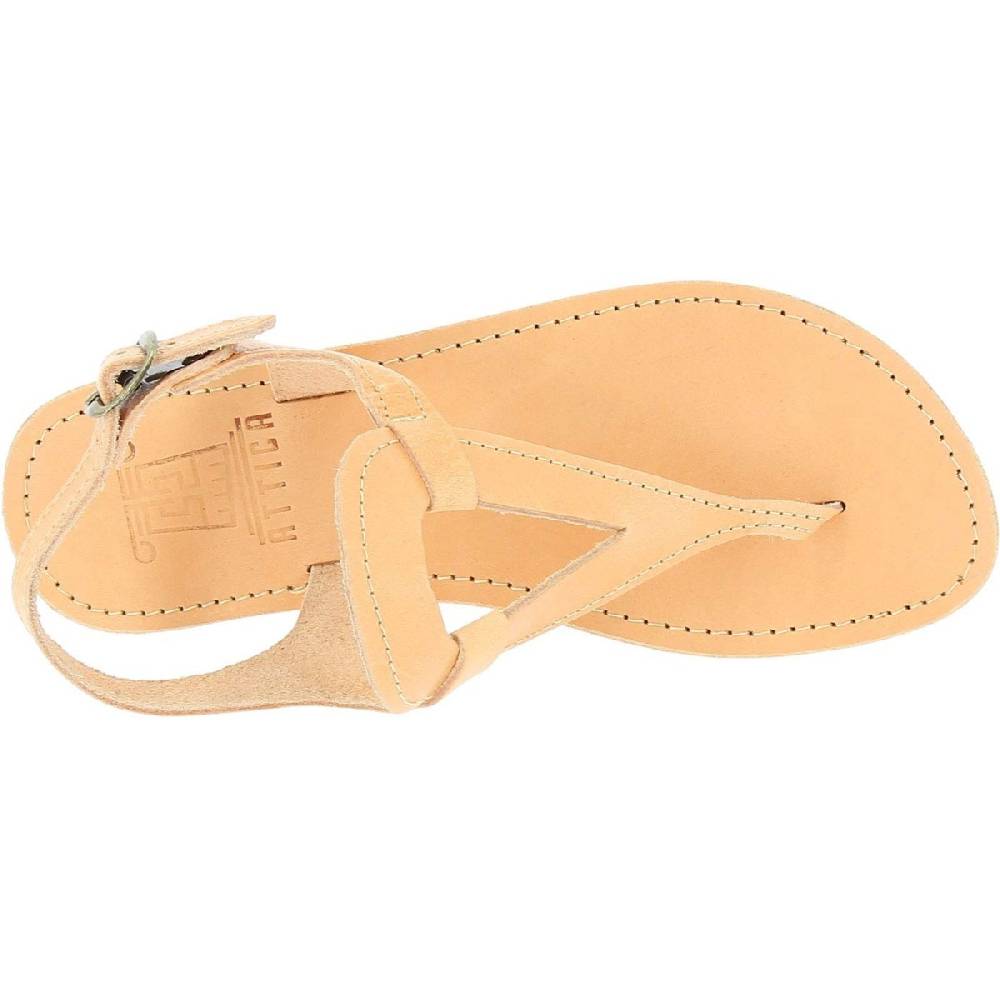 Lartigiano Del Cuoio Sandali infradito a goccia da donna fatti a mano in pelle di vitello colore nude Fino Al -60%