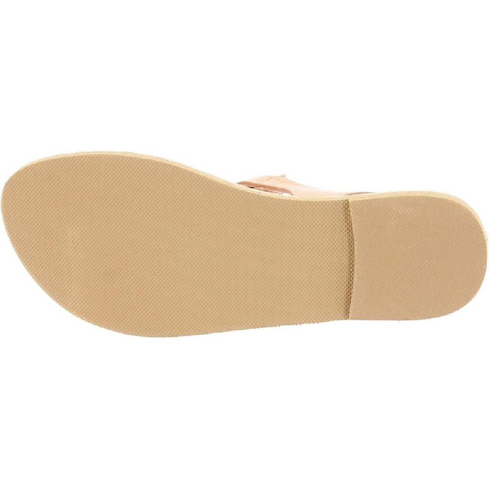 Lartigiano Del Cuoio Sandali infradito a goccia da donna fatti a mano in pelle di vitello colore nude Fino Al -60%