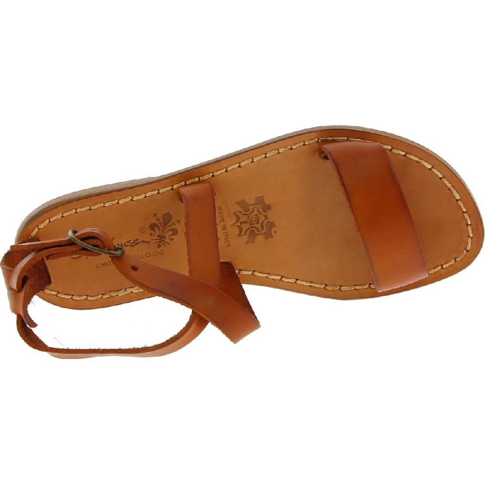 Lartigiano Del Cuoio Sandali donna in pelle color cuoio fatti a mano in Italia Convenienza